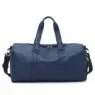 Custom logo fashion travel outdoor weekender shoulder luggage waterproof sports pu leather gym duffel bags