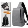 Men's multifunction anti-theft usb shoulder bag men bags shoulder crossbody travel sling chest bags pack messenger pack for male