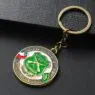 Free sample customized key rings souvenirs usa uae saudi national flag key chain metal zinc alloy cartoon cute 3d car keychain