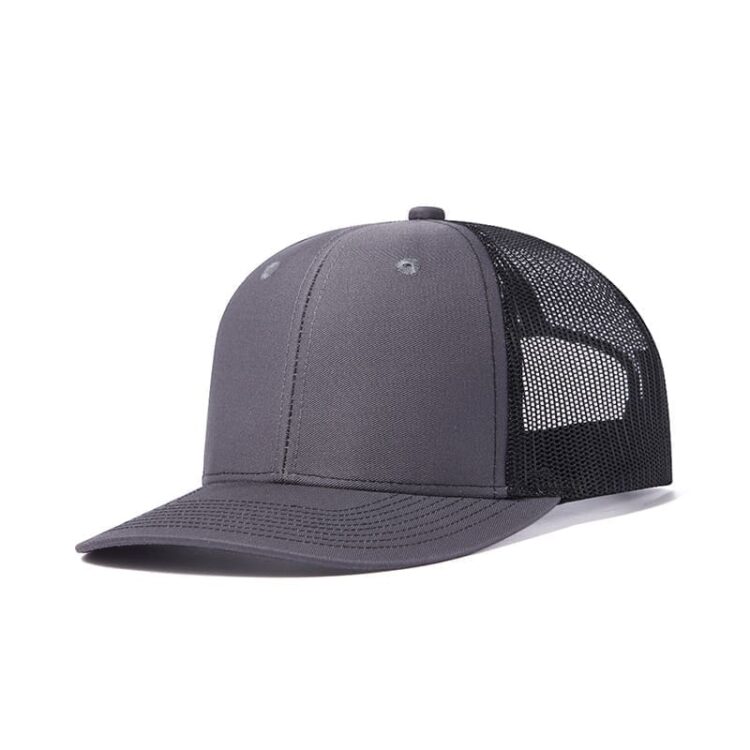 Custom logo 6 panel all colors richardson 112 trucker hats mesh with leather patches camo customized embroidery 2two tone gorras