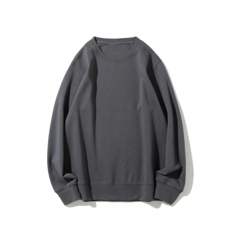 Custom 300gsm cotton terry unisex oversized crewneck sweatshirt men puffer printed sweatshirt hoodie