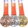 Manufacturer design custom metal marathon running finish soccer football sport award medals