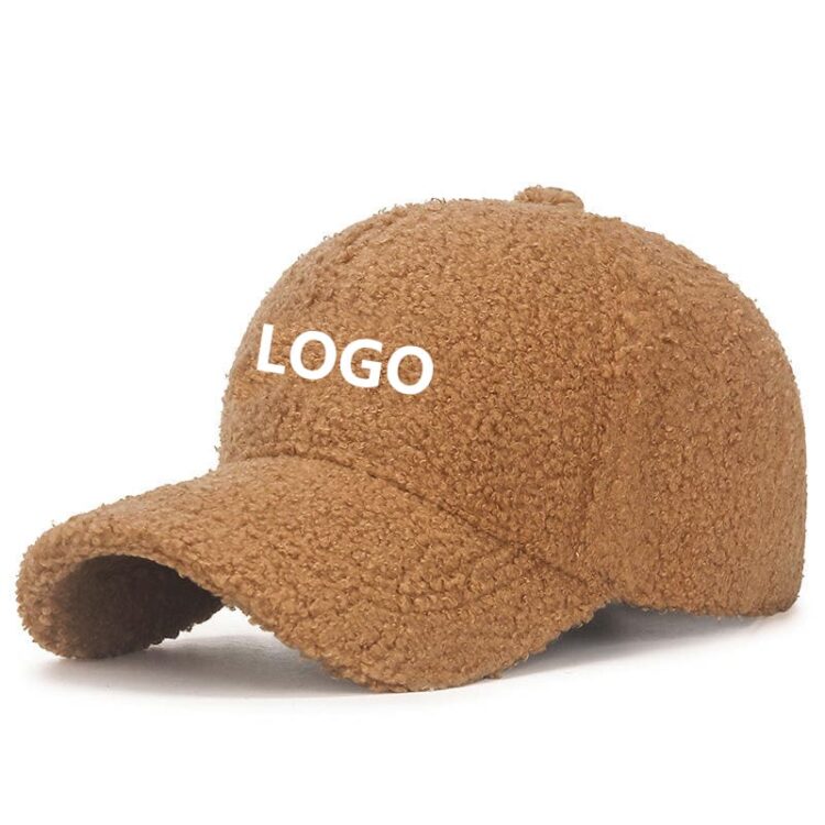 Women's cap autumn and winter lamb hair simple fashionable outdoor sunshade warm teddy velvet cap