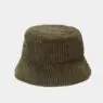 Wholesale solid color fashion fisherman hats for women keep warm bucket hat design vintage adult corduroy winter hats