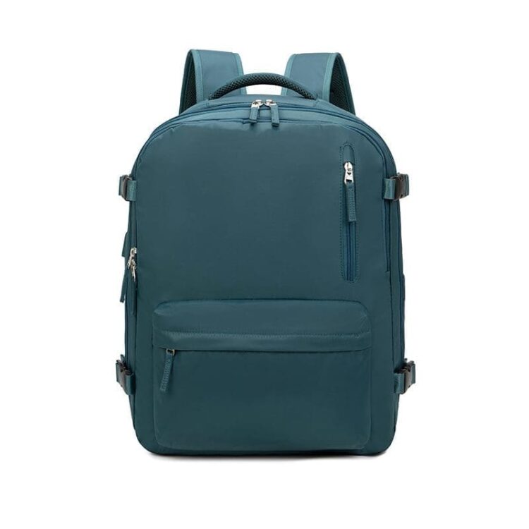 Manufacturer custom new design leisure large capacity polyester waterproof travel bag backpack with usb charging port