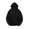 310gsm french terry custom embroidery logo men oversized hoodie plain zip up zip hoodie for man women