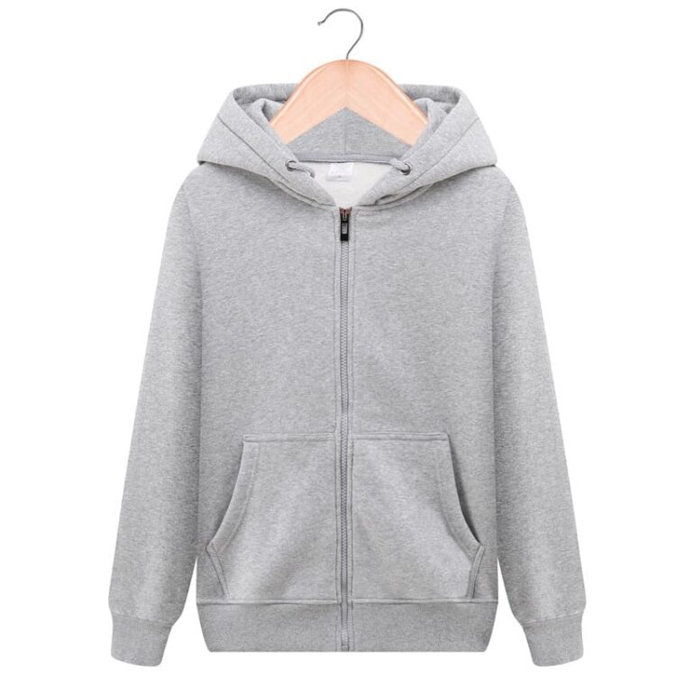 100% cotton brown blank joggers suits set zipper white fleece bulk unisex hoodies custom logo mens zip up hoodies