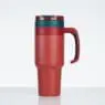 Wholesale custom 40 oz double wall insulated stainless steel coffee tumbler 30oz 40oz outdoor travel mugs with handle