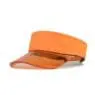 Wholesale summer sunvisor gorro uv viceras tennis pvc solar transparent visor clear brim solar sun visor hat