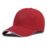 Wholesale gorras customised embroidery solid color plain sandwich brim baseball caps custom hats