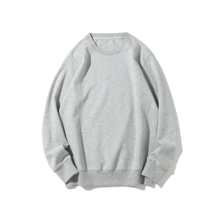 Custom 300gsm cotton terry unisex oversized crewneck sweatshirt men puffer printed sweatshirt hoodie