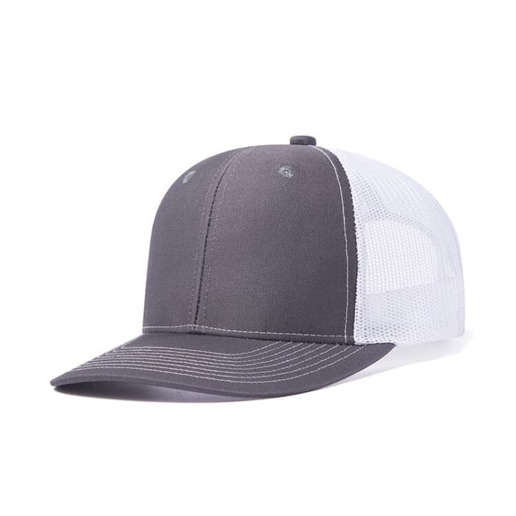Custom logo 6 panel all colors richardson 112 trucker hats mesh with leather patches camo customized embroidery 2two tone gorras