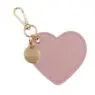 Heart keychain valentine's day birthday gift creative fashion backpack pendant pu leather key chains keyring accessories gift