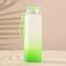 Wholesale creative 17oz 500ml gradient color glass drinking bottle sublimation frosted glass water bottle
