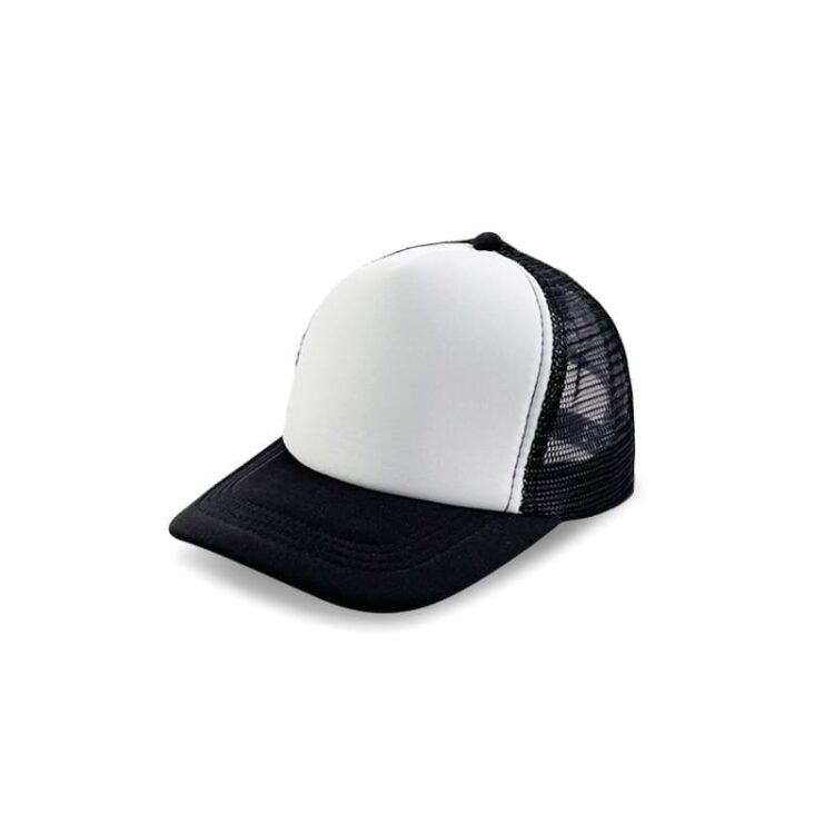 Custom embroidery logo 5 panel sublimation children foam mesh trucker hats baseball cap blank kids hat