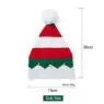 Custom knit santa hat wholesale unisex adult kids xmas festival holiday knitted christmas hats