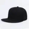 Adjustable closure hip hop cap unisex solid color leisure snapback cap