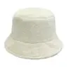 Outdoor warm winter high quality soft furry fisherman cap winter cow faux fur fluffy bucket hats