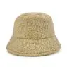Factory direct selling solid color lamb wool warm keep winter bucket hat caps for men women