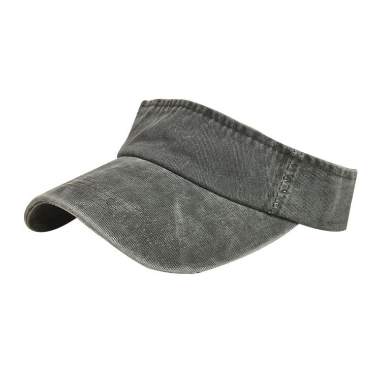 Customized adjustable 100% polyester plain golf sport custom sun cap visor cap hat