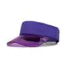 Wholesale summer sunvisor gorro uv viceras tennis pvc solar transparent visor clear brim solar sun visor hat