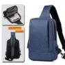 Men's multifunction anti-theft usb shoulder bag men bags shoulder crossbody travel sling chest bags pack messenger pack for male