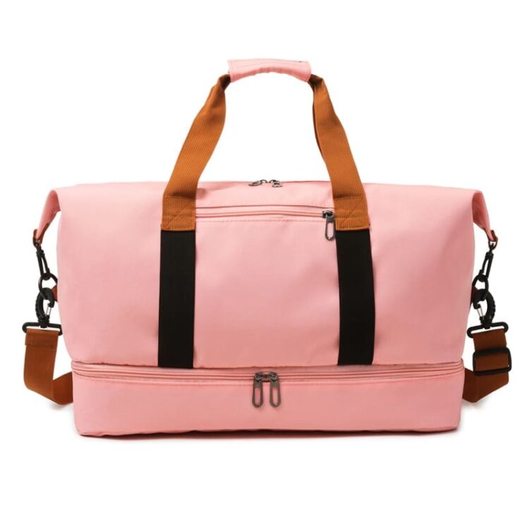 Large capacity carry on bag travel tote duffel bag travel bag multi-functional dry and wet separation fitness sports gym bag