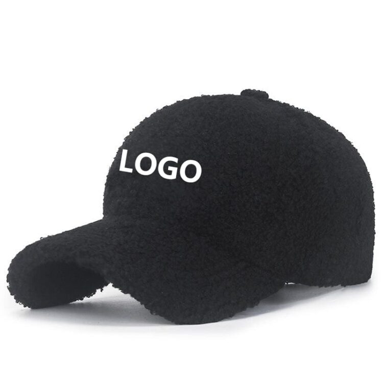 Women's cap autumn and winter lamb hair simple fashionable outdoor sunshade warm teddy velvet cap