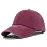 Customized embroidery logo dad plain baseball cap wholesale 100% cotton washed baseball caps