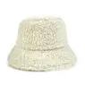 Factory direct selling solid color lamb wool warm keep winter bucket hat caps for men women