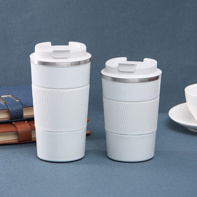 510ml silicone sleeve stainless steel coffee cup coffee mug tumbler stainless steel tumbler with logo