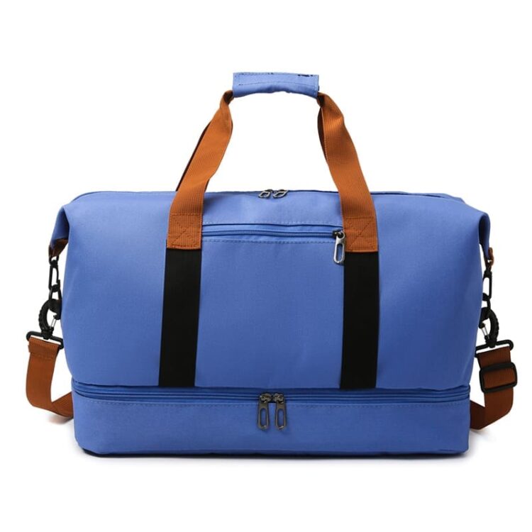 Large capacity carry on bag travel tote duffel bag travel bag multi-functional dry and wet separation fitness sports gym bag
