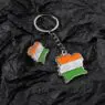 Free sample customized key rings souvenirs usa uae saudi national flag key chain metal zinc alloy cartoon cute 3d car keychain