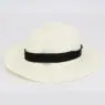 Wholesale custom logo womens mens wide brim panama straw hats fedora summer fishing beach sun hats upf straw hat for women