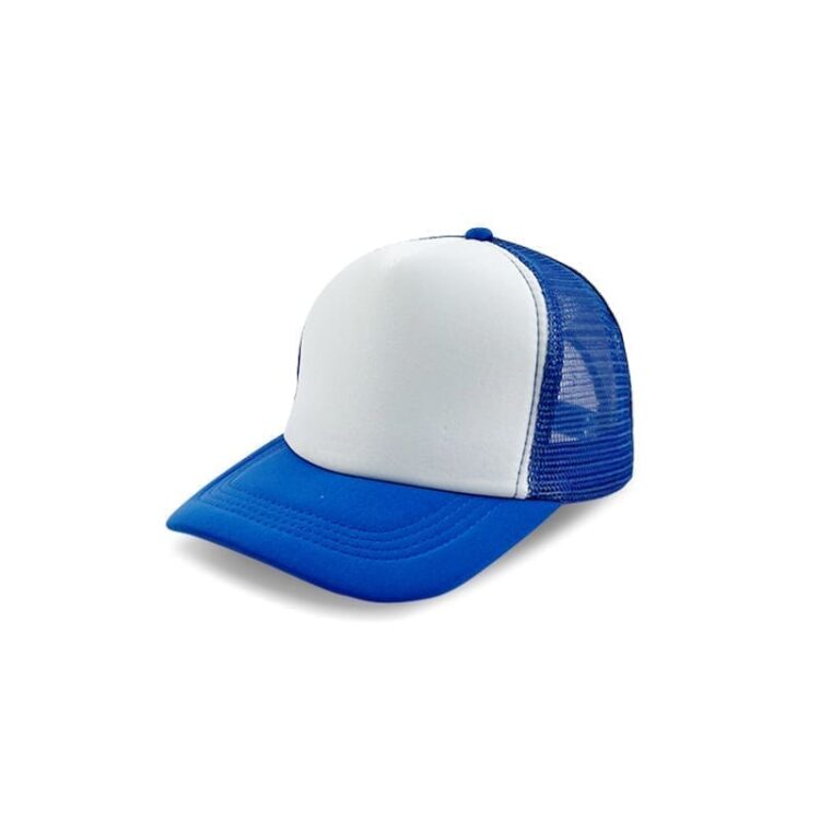 Custom embroidery logo 5 panel sublimation children foam mesh trucker hats baseball cap blank kids hat