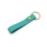 Wholesale promotional gift pu leather keychain custom logo blank leather car key chain