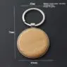 Custom shape wooden keychain engraving logo wooden keyring blank wood keychain logo key chain beech timber gift