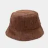 Wholesale solid color fashion fisherman hats for women keep warm bucket hat design vintage adult corduroy winter hats