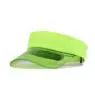 Wholesale summer sunvisor gorro uv viceras tennis pvc solar transparent visor clear brim solar sun visor hat