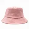 Promotional label youth nylon corduroy fisherman hiking bucket hat cap for adults ladies women