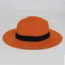 Wholesale custom logo womens mens wide brim panama straw hats fedora summer fishing beach sun hats upf straw hat for women