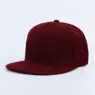Adjustable closure hip hop cap unisex solid color leisure snapback cap