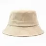 Promotional label youth nylon corduroy fisherman hiking bucket hat cap for adults ladies women