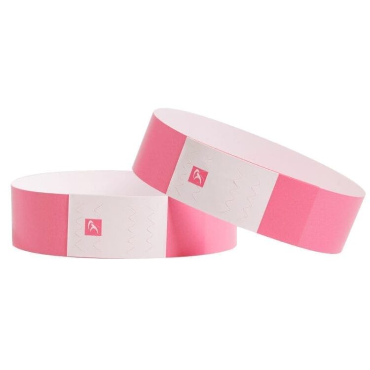 Customized tyvek bracelet disposable waterproof tearproof party festival club event printing tyvek paper bracelets wristbands