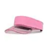 Wholesale summer sunvisor gorro uv viceras tennis pvc solar transparent visor clear brim solar sun visor hat