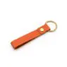 Wholesale promotional gift pu leather keychain custom logo blank leather car key chain
