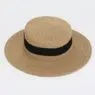 Outdoor women men unisex spring summer breathable sun straw braid floppy fedora beach panama cap straw hats