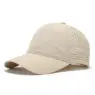 Oem custom 6 panels water resistant laser cut drilled hole baseball cap