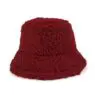 Factory direct selling solid color lamb wool warm keep winter bucket hat caps for men women