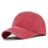 Customized embroidery logo dad plain baseball cap wholesale 100% cotton washed baseball caps